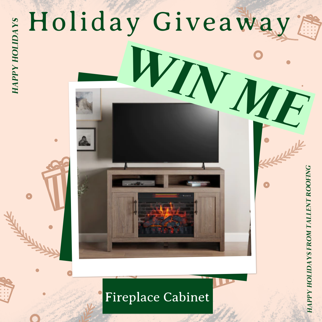 Enter To Win This Fireplace Cabinet!