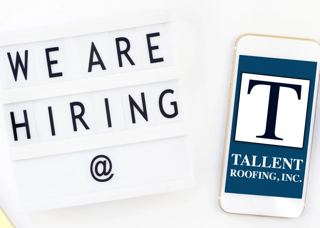 Tallent Roofing Inc hiring sales reps